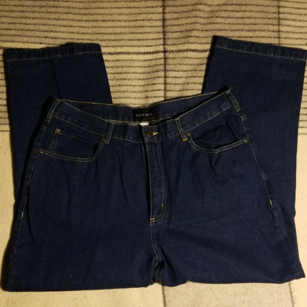 Stone Creek Dark Blue Jeans Size 36 Short